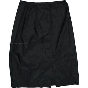 American Maid Vintage Black Skirt A-line High Waist 22